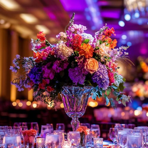 Decoración clásica mesa